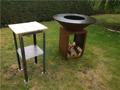 Bakplaat en corten staal