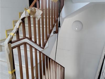 Trapleuning in metaal